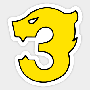 Yellow Bear 3 Sticker